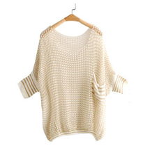 2012秋冬風(fēng)尚 金線稀疏針織套頭衫，勾勒個(gè)性大氣之美